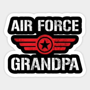 Air Force Grandpa Sticker